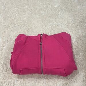 Lululemon Sonic Pink Scuba Full Zip Jacket